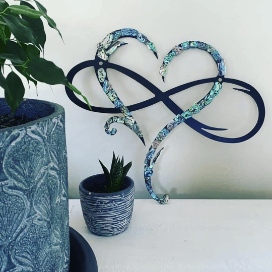 (image for) 🔥SUMMER HOT SALE - 49% OFF🔥Infinity heart - Steel wall decor Metal Wall art-Buy 2 free shipping🔥