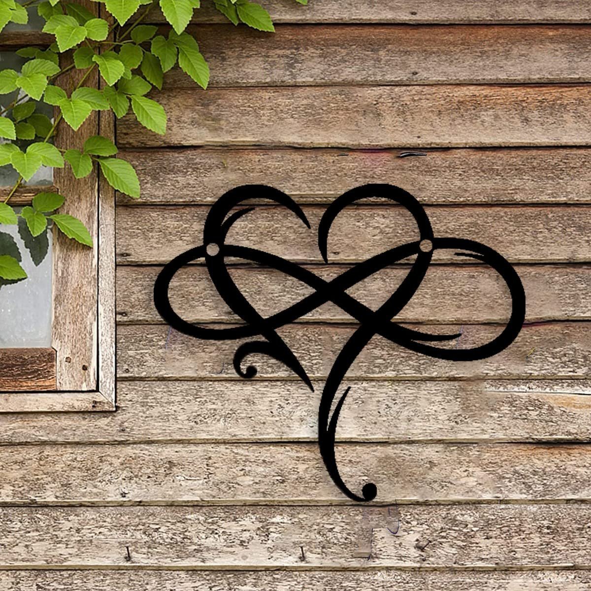 (image for) 🔥SUMMER HOT SALE - 49% OFF🔥Infinity heart - Steel wall decor Metal Wall art-Buy 2 free shipping🔥