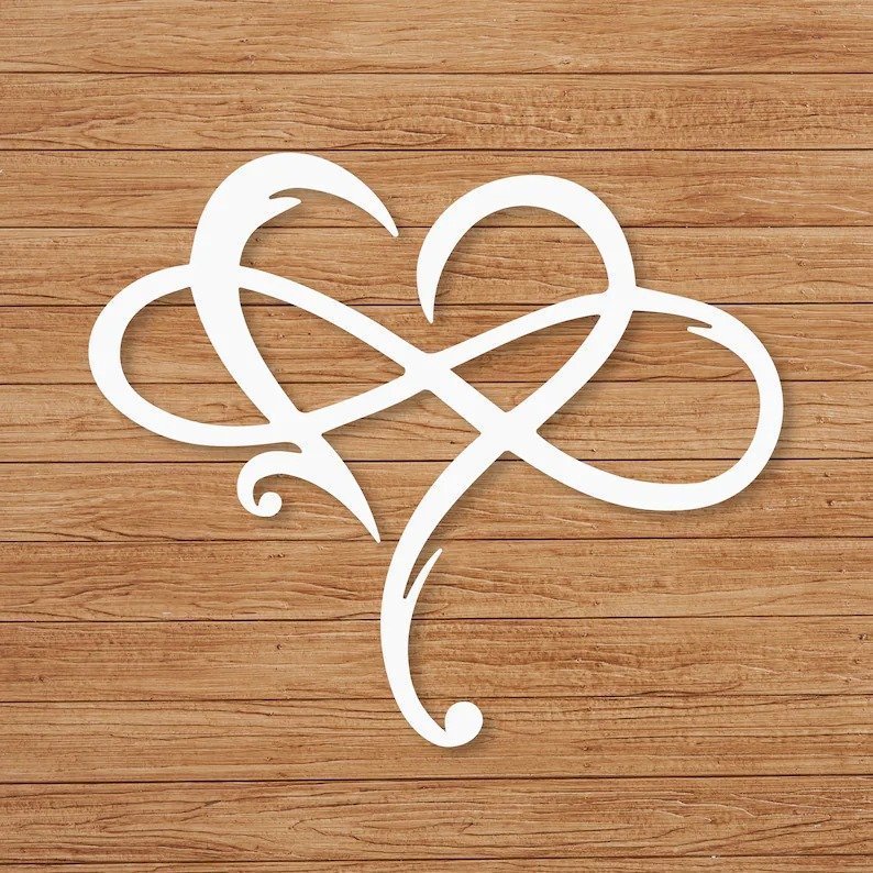 (image for) 🔥SUMMER HOT SALE - 49% OFF🔥Infinity heart - Steel wall decor Metal Wall art-Buy 2 free shipping🔥