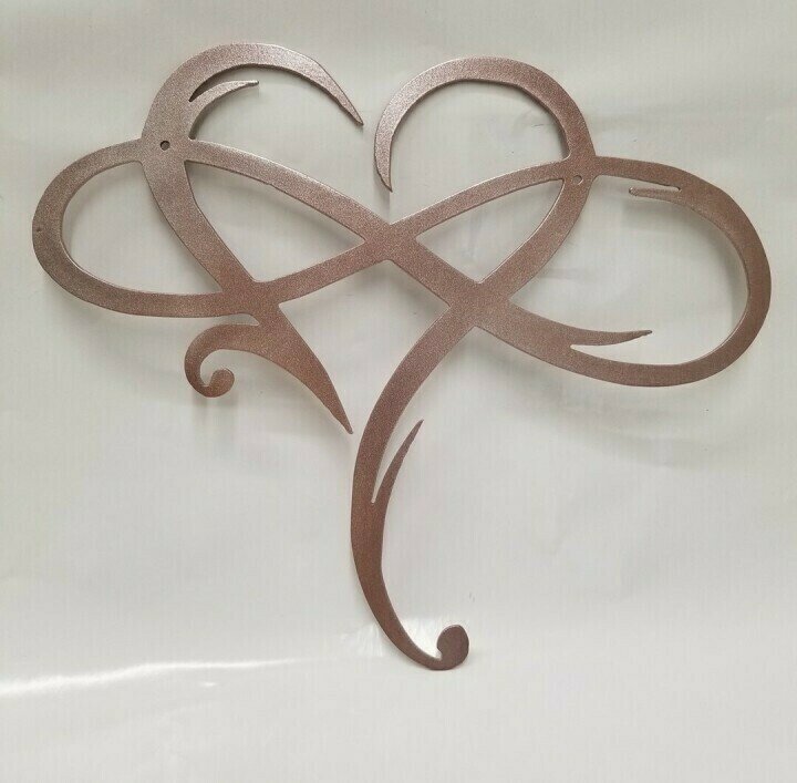 (image for) 🔥SUMMER HOT SALE - 49% OFF🔥Infinity heart - Steel wall decor Metal Wall art-Buy 2 free shipping🔥