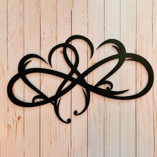 (image for) 🔥SUMMER HOT SALE - 49% OFF🔥Infinity heart - Steel wall decor Metal Wall art-Buy 2 free shipping🔥