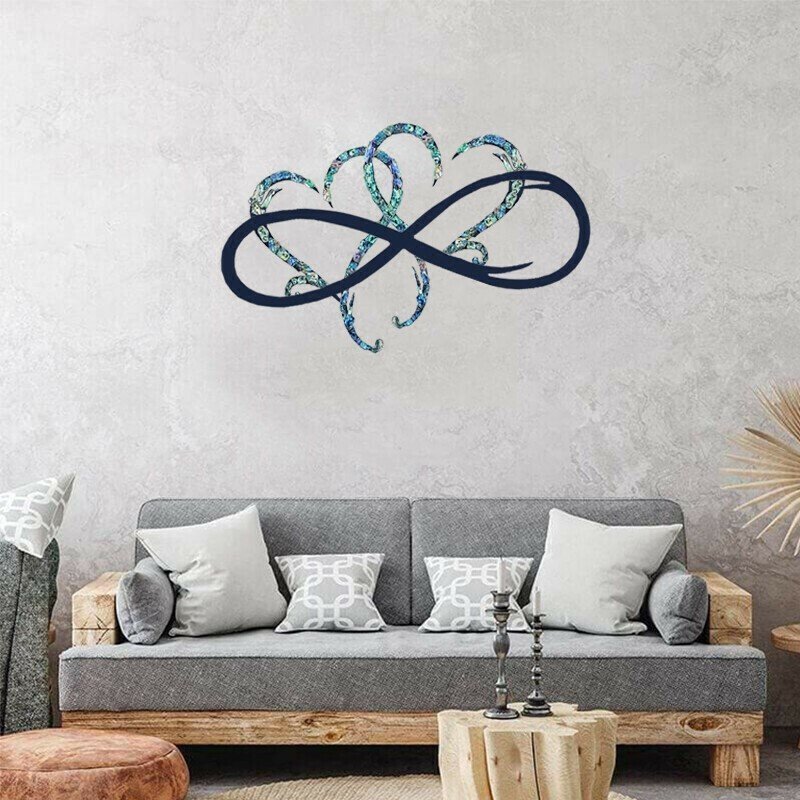 (image for) 🔥SUMMER HOT SALE - 49% OFF🔥Infinity heart - Steel wall decor Metal Wall art-Buy 2 free shipping🔥