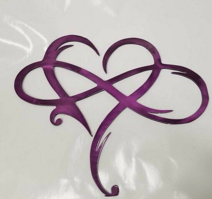 (image for) 🔥SUMMER HOT SALE - 49% OFF🔥Infinity heart - Steel wall decor Metal Wall art-Buy 2 free shipping🔥