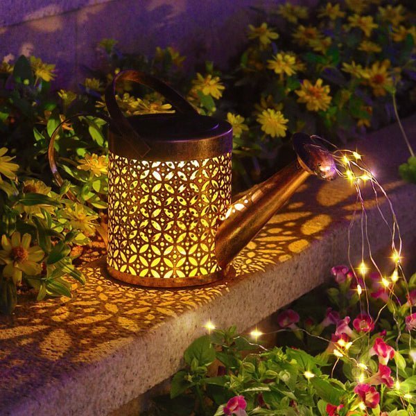 (image for) 🔥SUMMER HOT SALE - 49% OFF🔥Solar Waterfall Lights Outdoor Garden Decor Yard Romantic Atmosphere