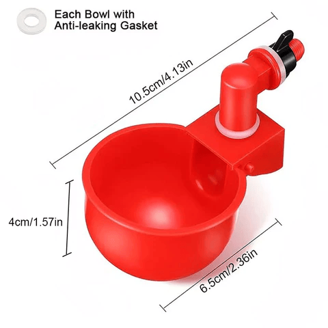 (image for) (⚡Flash Sale Today - 49% OFF) 6PCS/SET Automatic Poultry Drinking Bowl - Buy 2 Get 1 Free