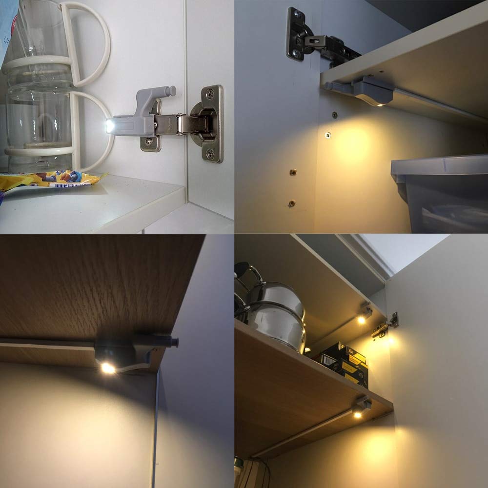 (image for) 🔥Factory Clearance Sale With 50% Off🔥LED Hinge Light Wardrobe Door Smart Touch Cabinet Lighting