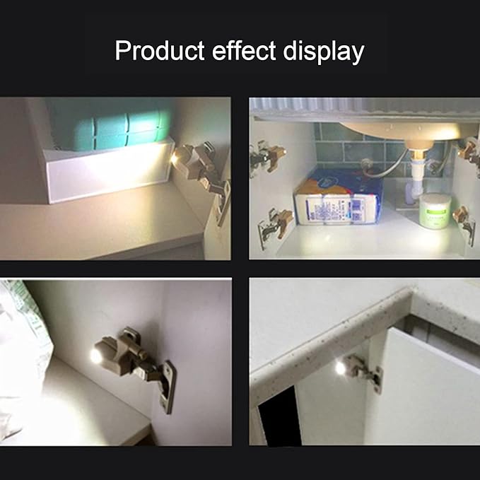 (image for) 🔥Factory Clearance Sale With 50% Off🔥LED Hinge Light Wardrobe Door Smart Touch Cabinet Lighting