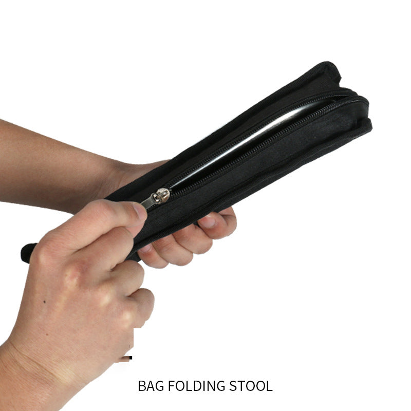 (image for) 💥Factory Clearance Sale, Return Funds💥 Outdoor Handbag Folding Stool Portable Stainless Steel Camping Fishing Chair