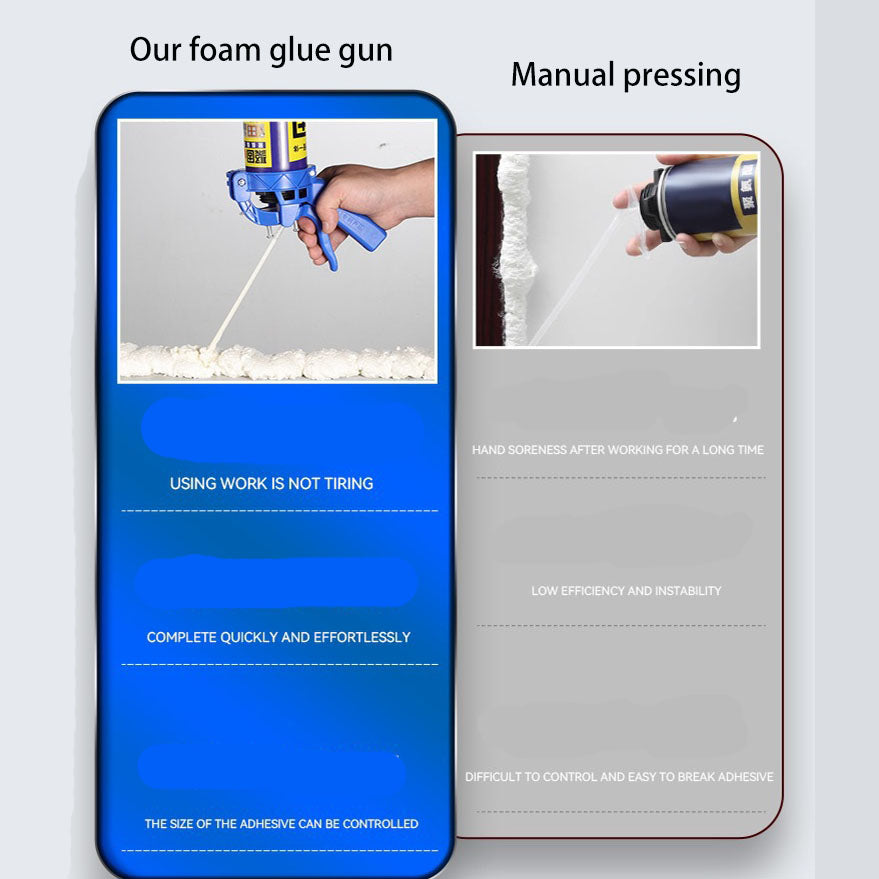 (image for) 💥Today Only Buy 1 Get 1 Free💥No-clean Foam Glue Gun Gap Filler Foam Glue Special Gun