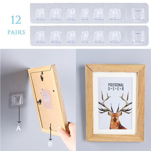 (image for) Double-sided Adhesive Wall Hooks