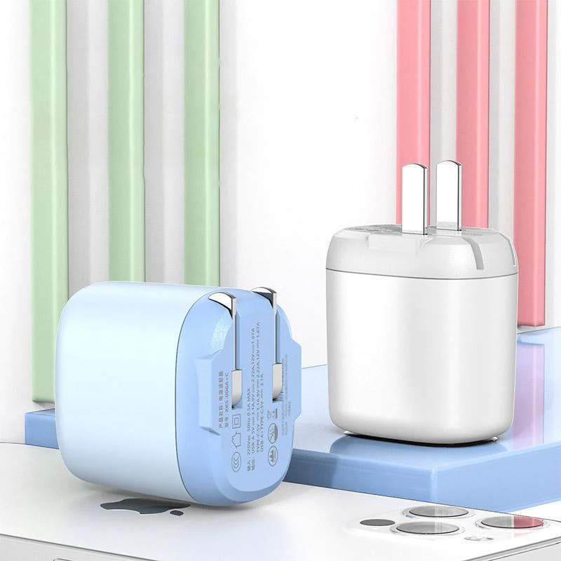 (image for) Foldable dual-hole fast charging charging head
