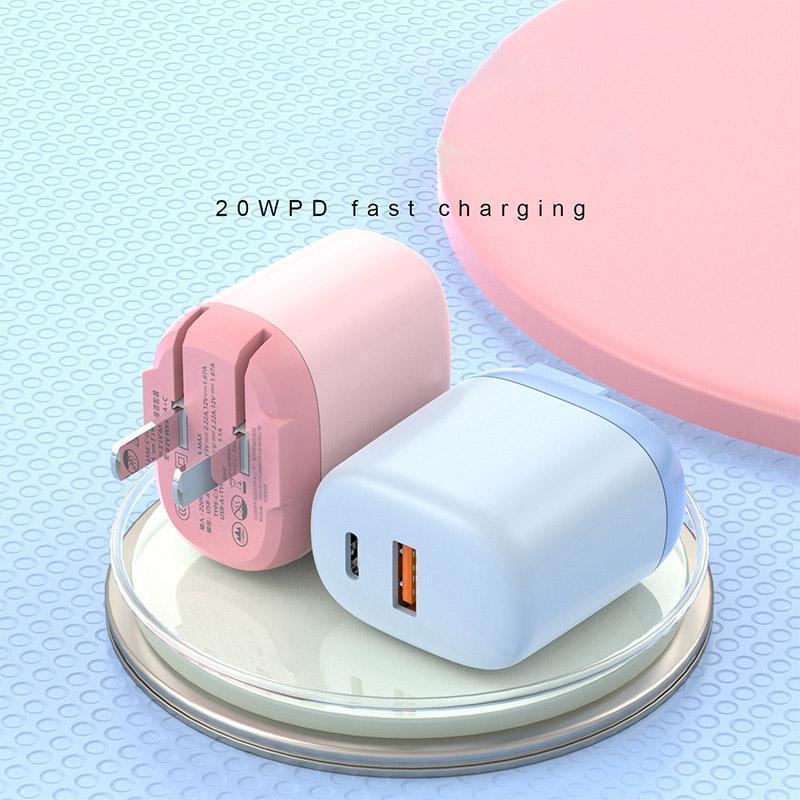 (image for) Foldable dual-hole fast charging charging head
