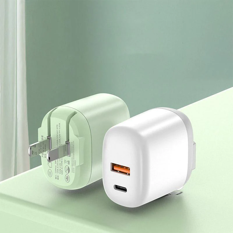 (image for) Foldable dual-hole fast charging charging head
