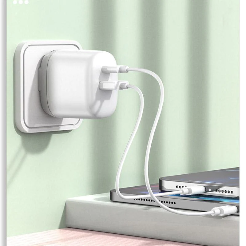 (image for) Foldable dual-hole fast charging charging head