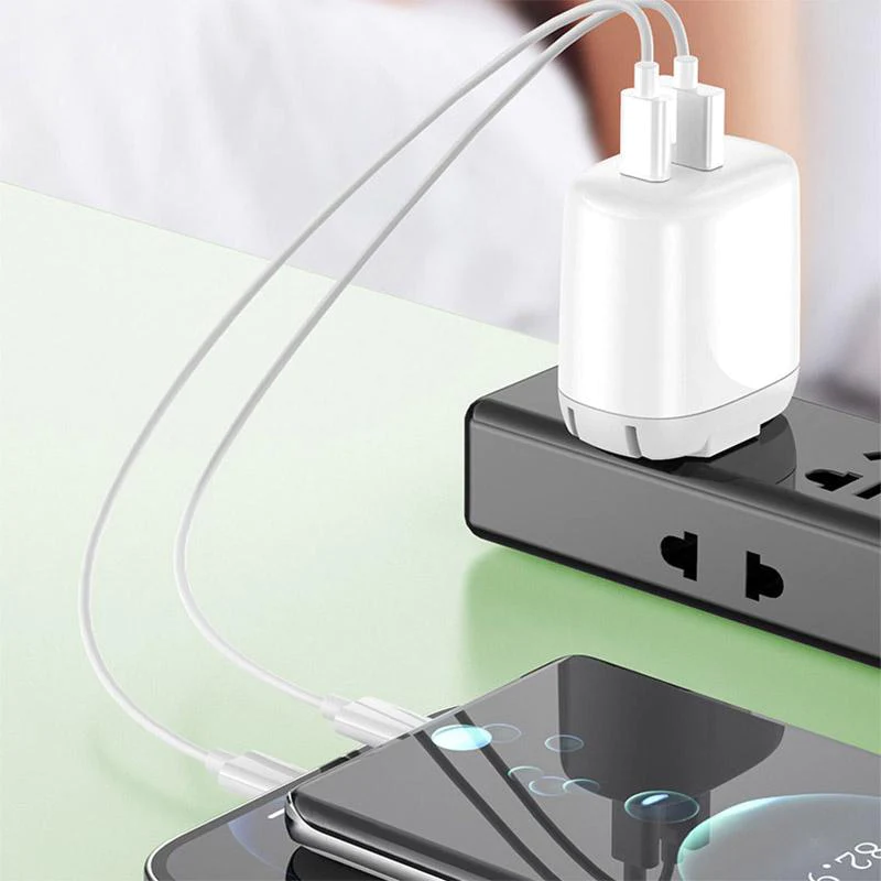 (image for) Foldable dual-hole fast charging charging head