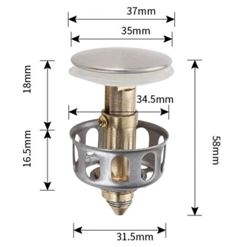 (image for) Stainless Steel Push-Type Bounce Core