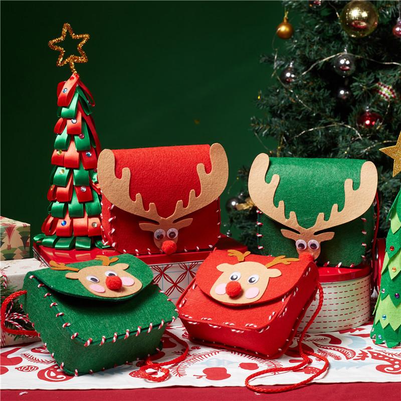(image for) Creative Christmas Elk Bag DIY Material Package Handmade