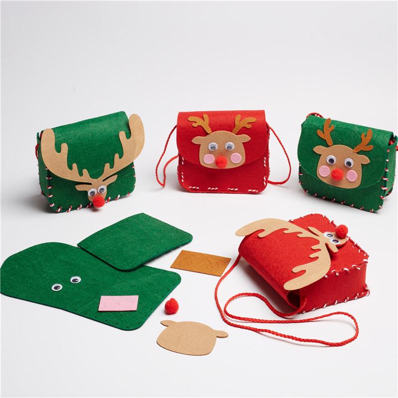 (image for) Creative Christmas Elk Bag DIY Material Package Handmade