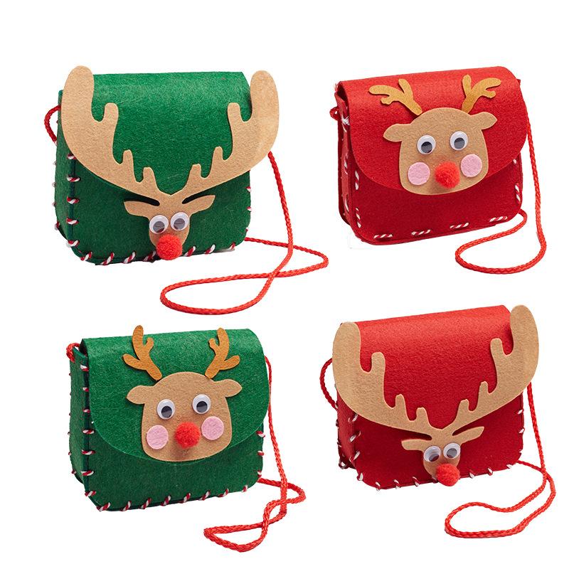 (image for) Creative Christmas Elk Bag DIY Material Package Handmade