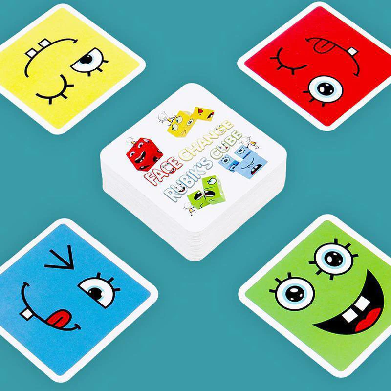 (image for) ⏰Hot Sale-30% OFF 👼-3D expression change face building blocks toy