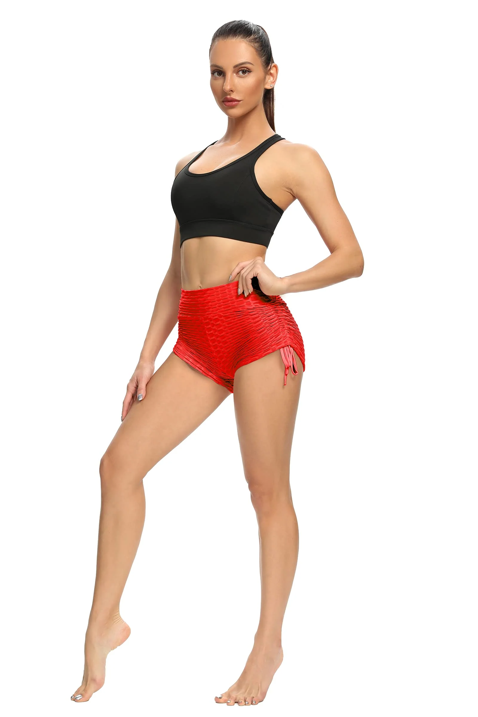 (image for) 💕LAST DAY 49% OFF -🔥Summer Jacquard Sexy Hip Yoga Pants