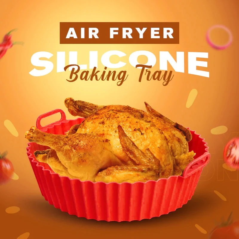 (image for) 🔥Hot Sale🔥Air Fryer Silicone Baking Tray