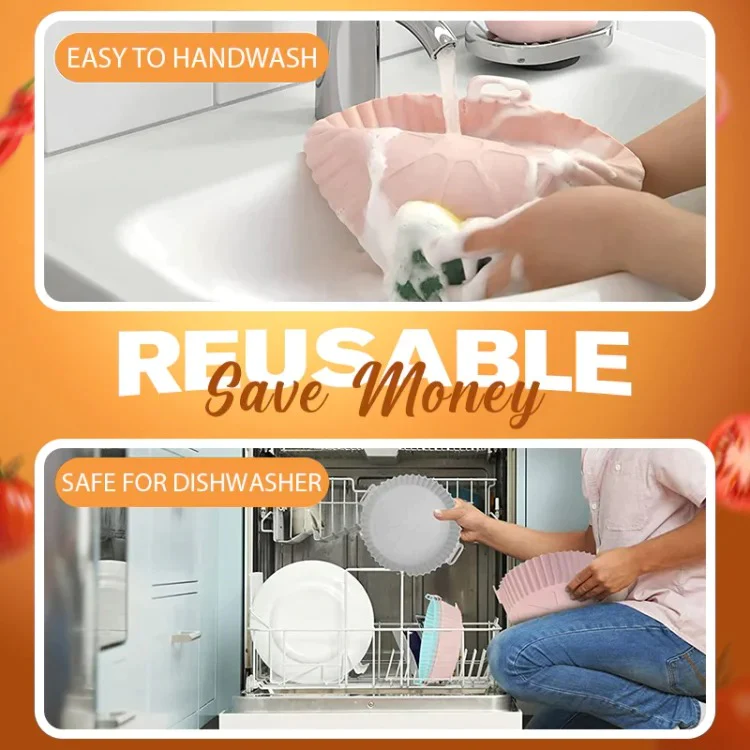 (image for) 🔥Hot Sale🔥Air Fryer Silicone Baking Tray