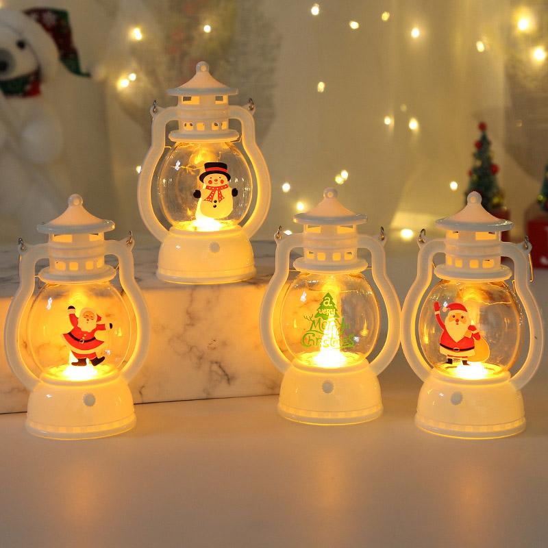 (image for) Christmas Decoration Lantern Portable Led Small Oil Lamp