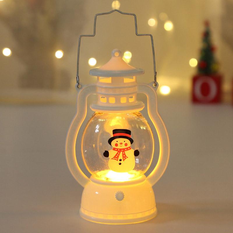 (image for) Christmas Decoration Lantern Portable Led Small Oil Lamp