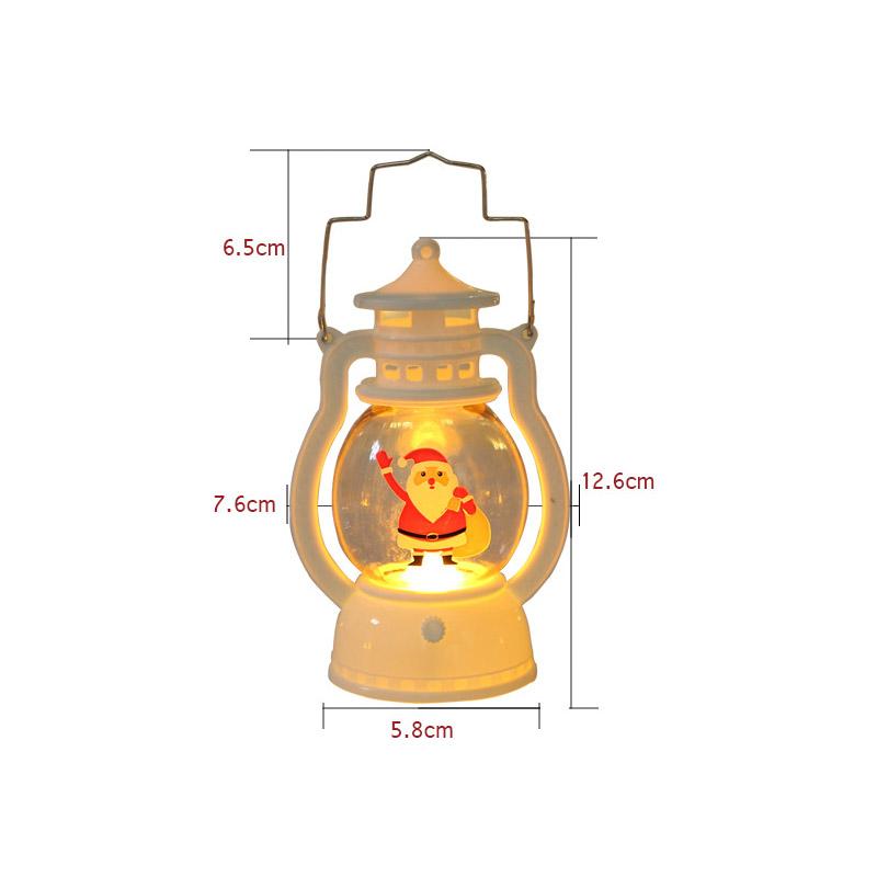 (image for) Christmas Decoration Lantern Portable Led Small Oil Lamp