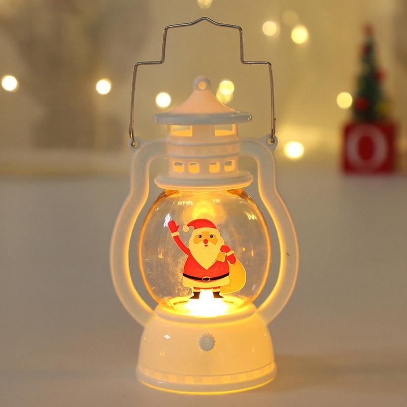 (image for) Christmas Decoration Lantern Portable Led Small Oil Lamp