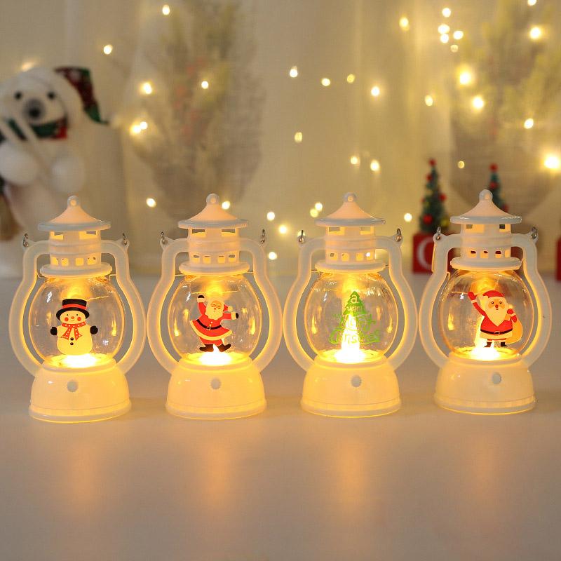 (image for) Christmas Decoration Lantern Portable Led Small Oil Lamp