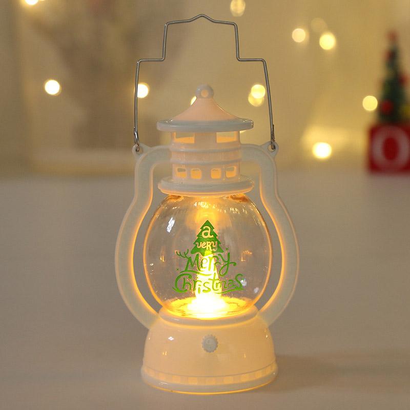 (image for) Christmas Decoration Lantern Portable Led Small Oil Lamp