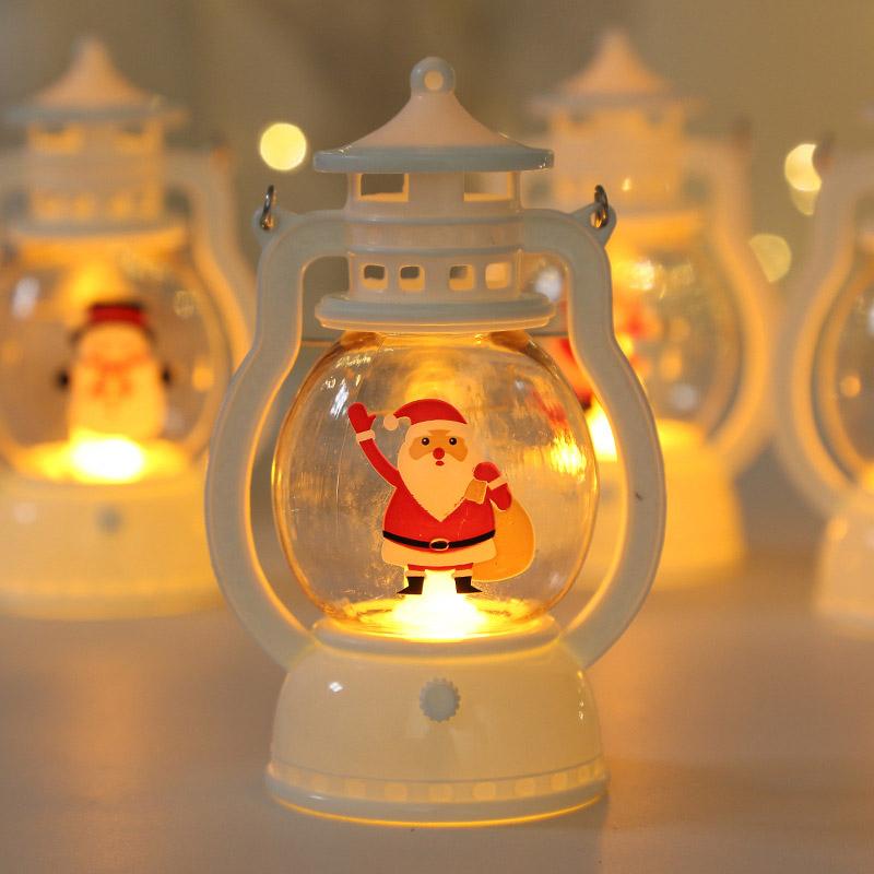 (image for) Christmas Decoration Lantern Portable Led Small Oil Lamp