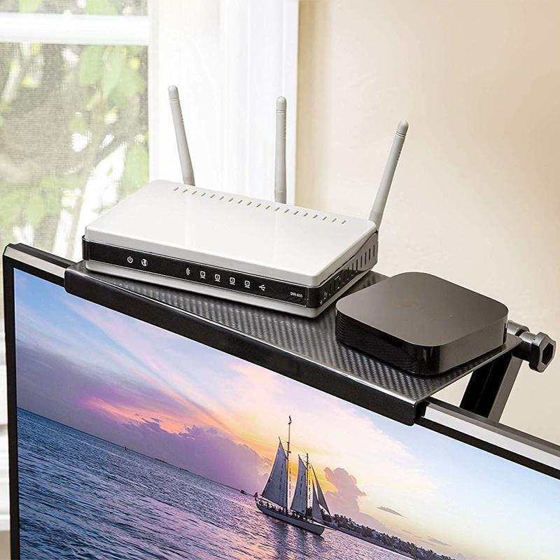 (image for) Adjustable Screen Top Shelf Stuff Organizer