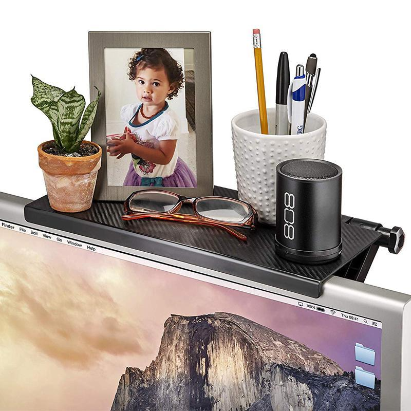 (image for) Adjustable Screen Top Shelf Stuff Organizer