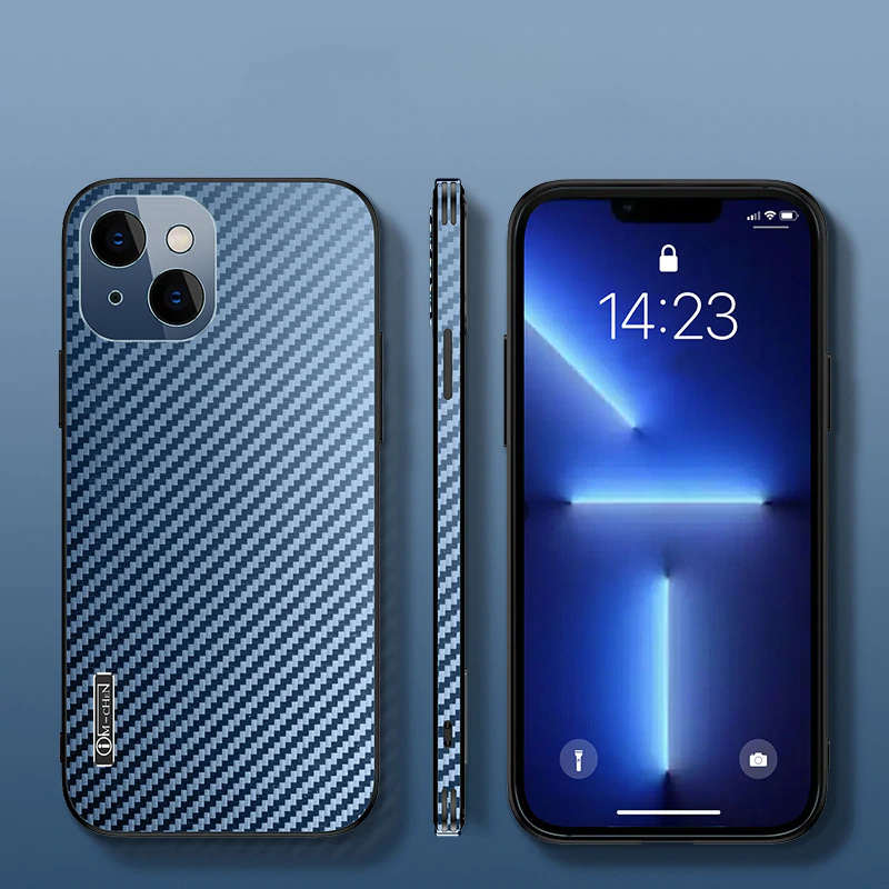 (image for) Carbon Fiber Suitable For Apple 13 Mobile Phone Case Protective Cover