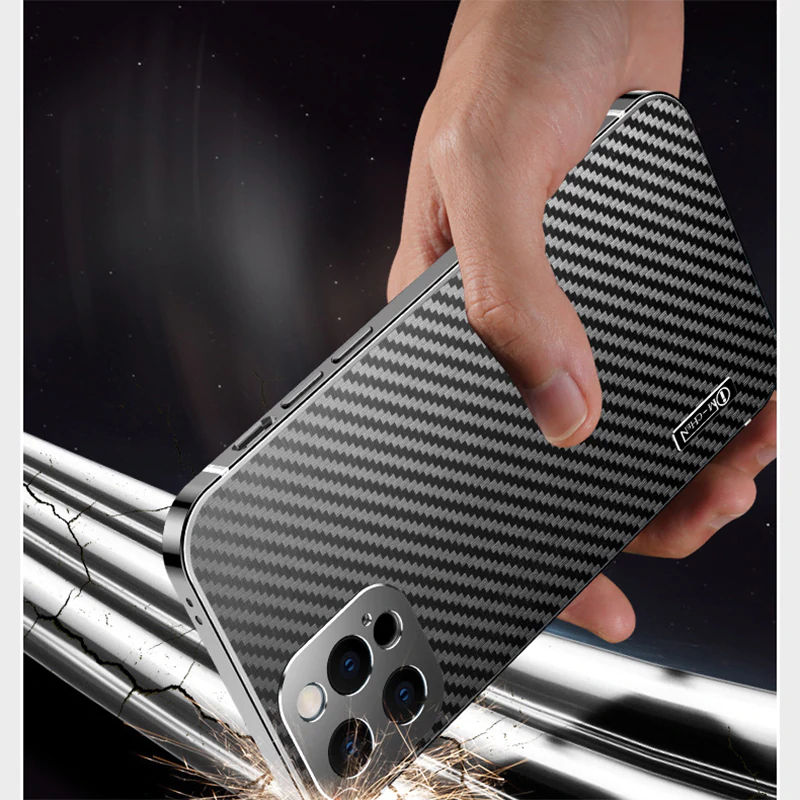(image for) Carbon Fiber Suitable For Apple 13 Mobile Phone Case Protective Cover