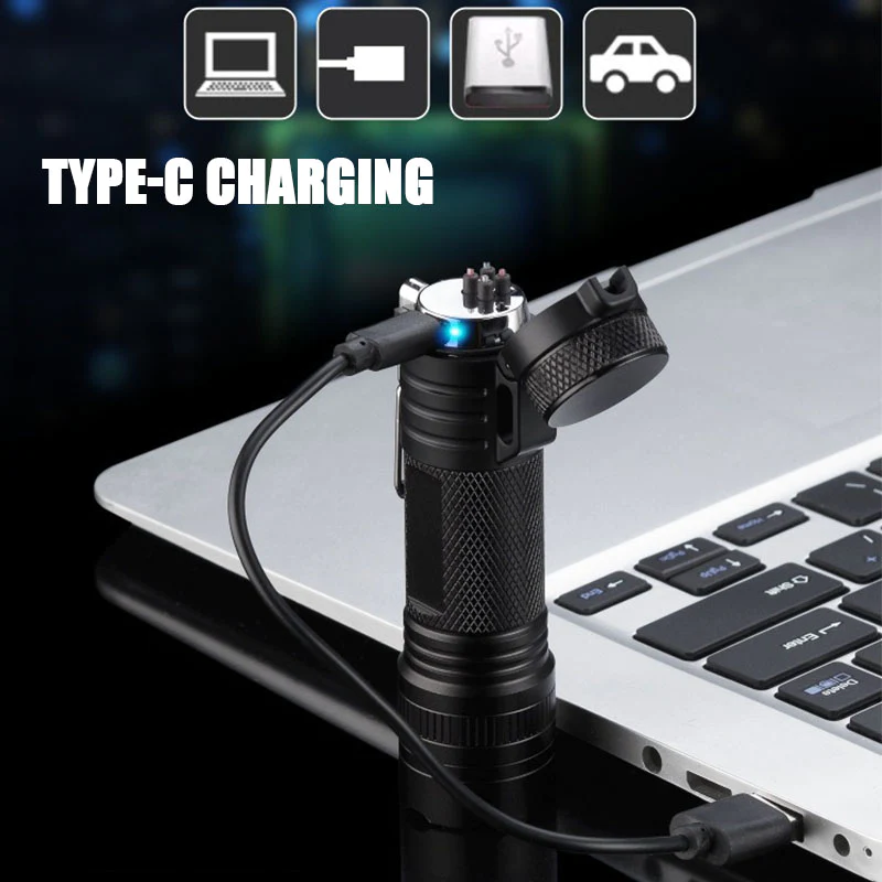(image for) Self Defense Flashlight, Anti Wolf Weapon, Alarm, Carry Weapon Stick With You