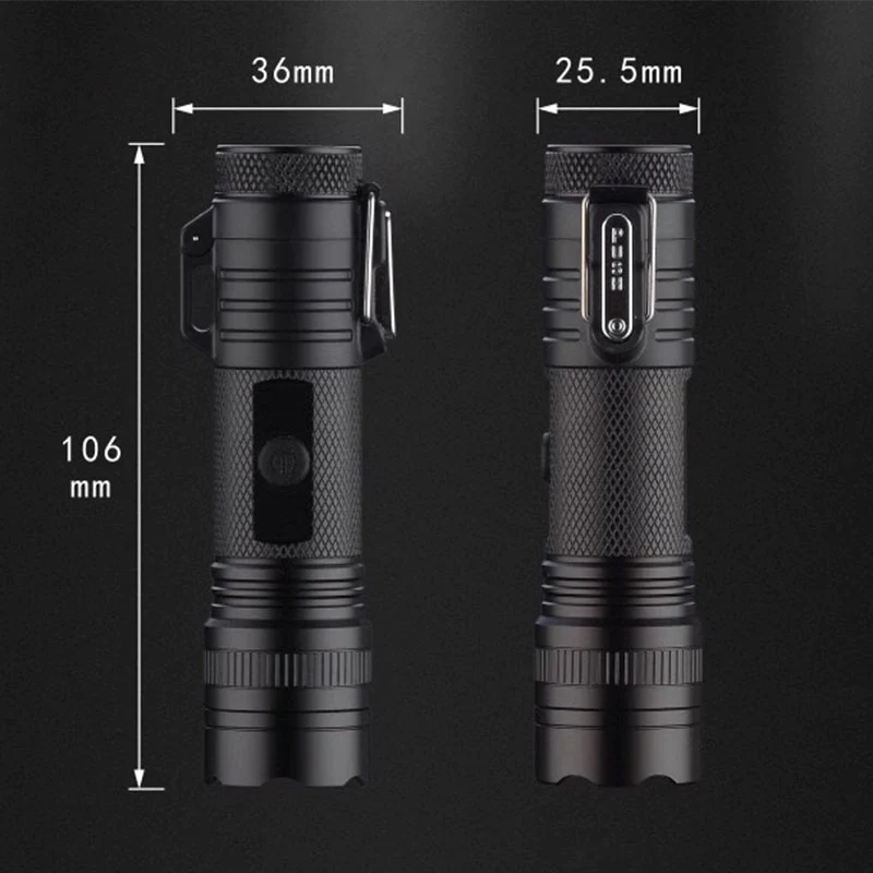 (image for) Self Defense Flashlight, Anti Wolf Weapon, Alarm, Carry Weapon Stick With You