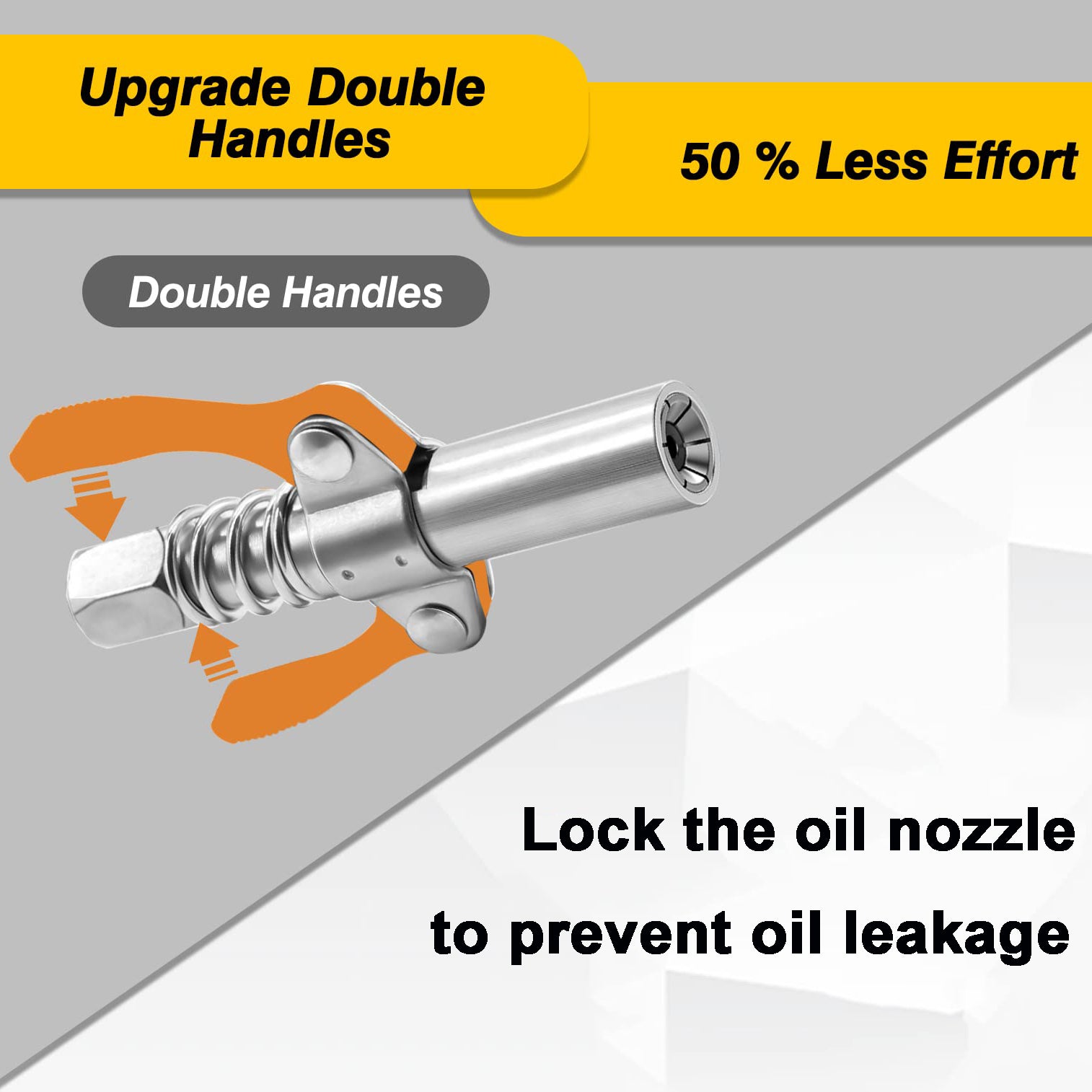 (image for) Double Handle Locking Pliers Type Oil Injection Nozzle Double Handle Gear High-Pressure Oil Injection Nozzle