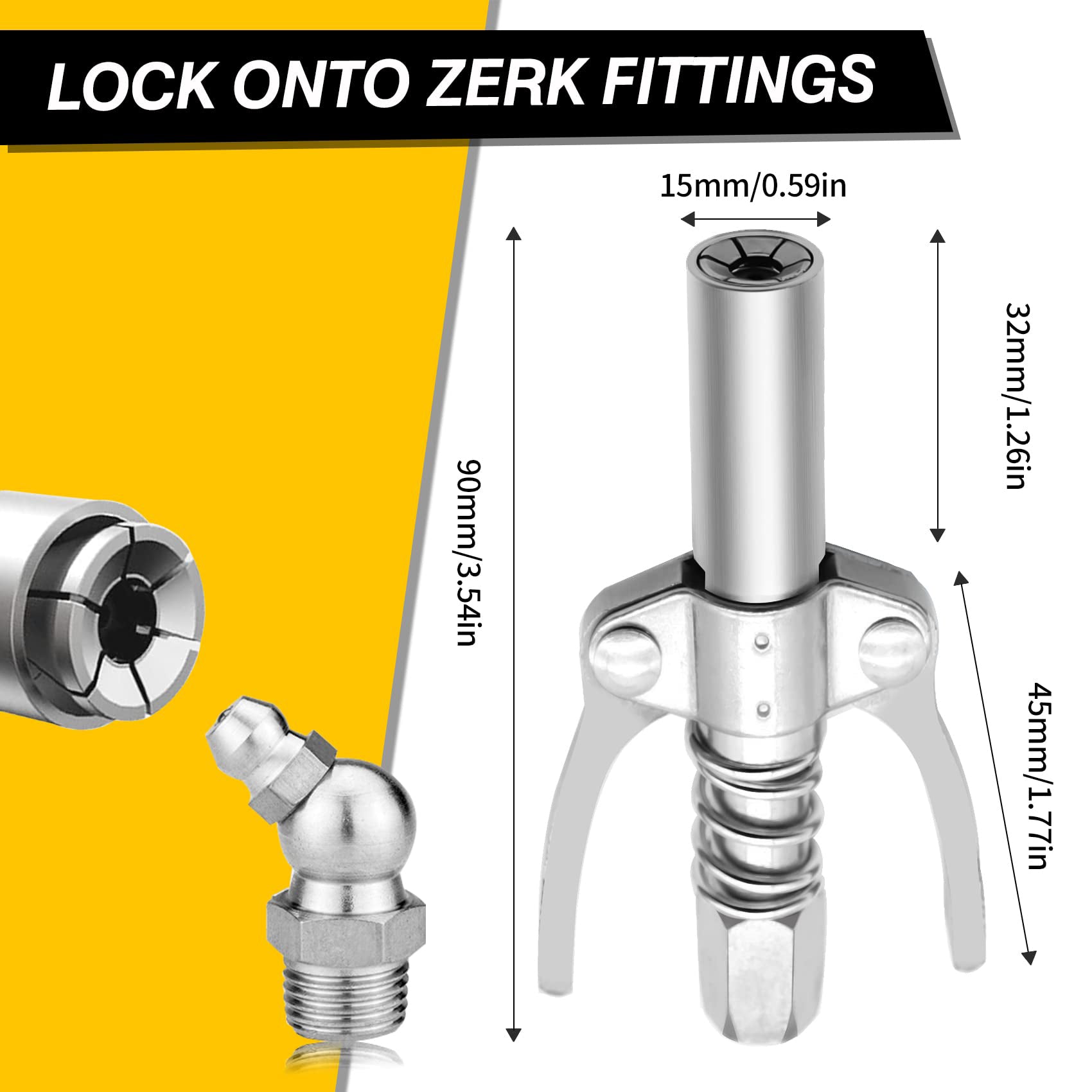 (image for) Double Handle Locking Pliers Type Oil Injection Nozzle Double Handle Gear High-Pressure Oil Injection Nozzle