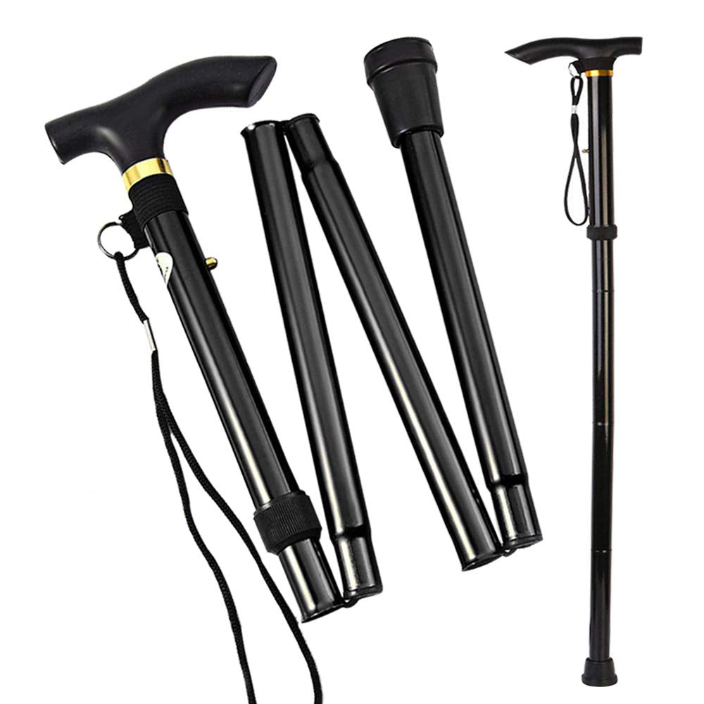 (image for) 🔥Give First 100 Customers A Spare Armrest As A Gift🔥 Aluminum Alloy Telescopic Folding Cane
