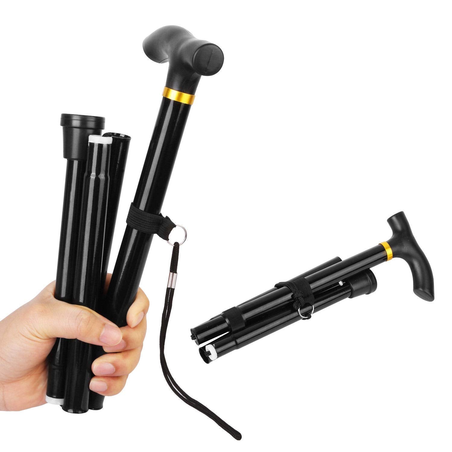 (image for) 🔥Give First 100 Customers A Spare Armrest As A Gift🔥 Aluminum Alloy Telescopic Folding Cane
