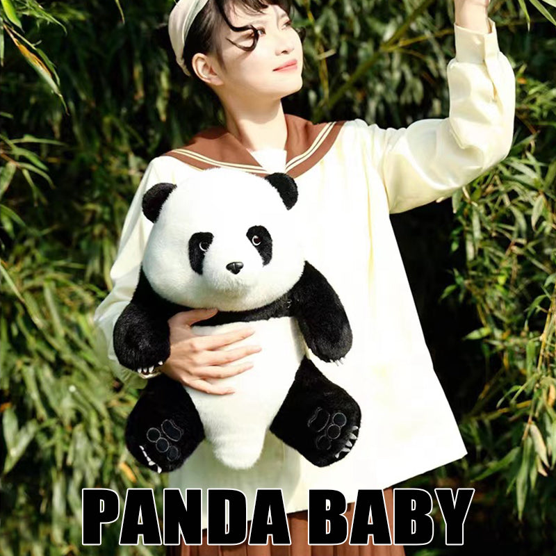 (image for) 🔥50% off New Fall Arrivals🔥Super Simulation Panda Doll Plush Toy Sitting Posture Giant Panda