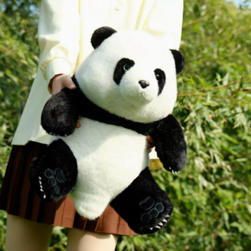 (image for) 🔥50% off New Fall Arrivals🔥Super Simulation Panda Doll Plush Toy Sitting Posture Giant Panda
