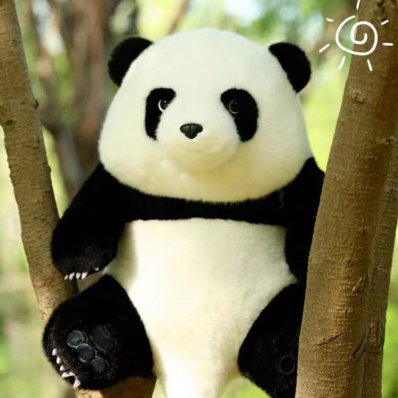 (image for) 🔥50% off New Fall Arrivals🔥Super Simulation Panda Doll Plush Toy Sitting Posture Giant Panda