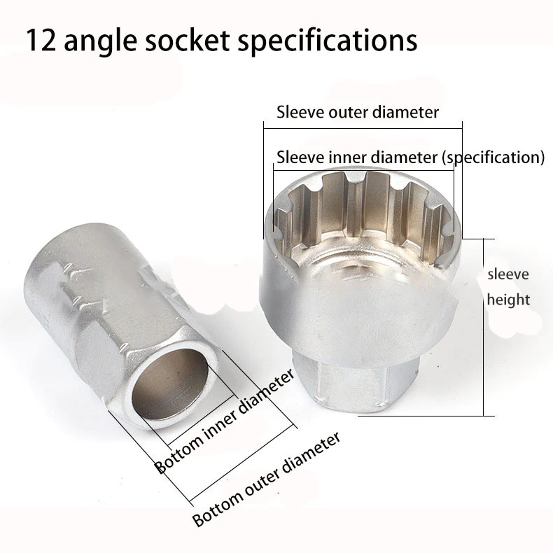 (image for) 💥Factory Clearance Sale With 50% Off💥29 Pieces Of Perforation Spiny Wheel Sleeve Two-way Wrench Screw Tool