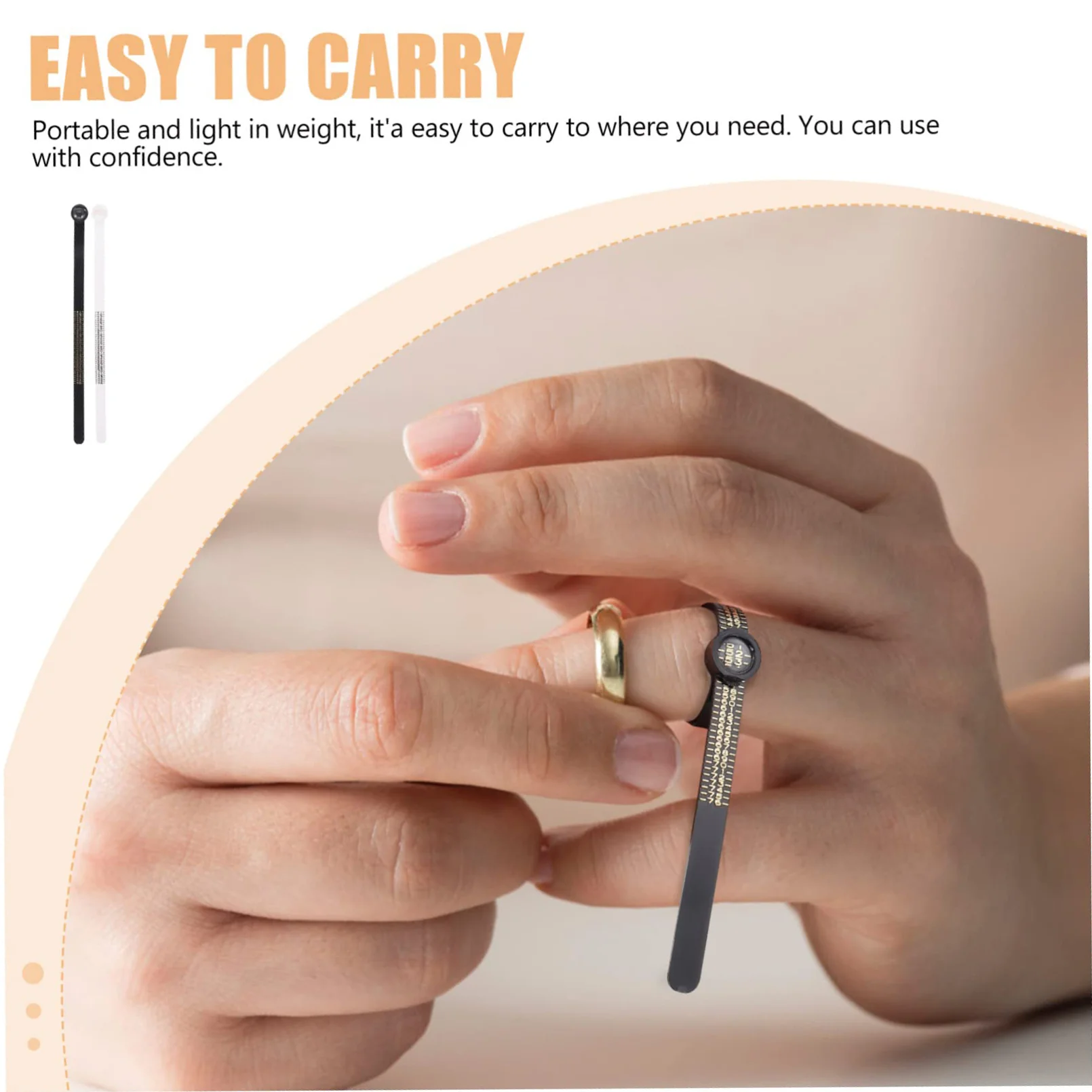 (image for) 💥Factory Clearance Sale, Discounted Prices💥Ring Tape Measure With Magnifying Glass👇👇👇