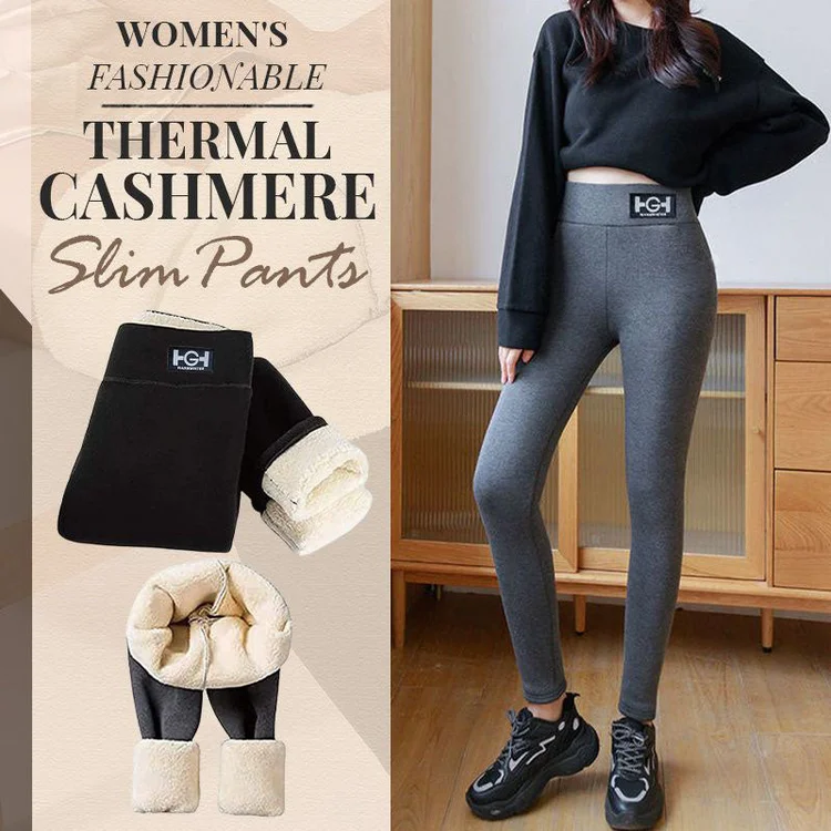 (image for) 🎅CHRISTMAS SALE NOW-49% OFF-Women’s Fashionable Thermal Cashmere Slim Pants